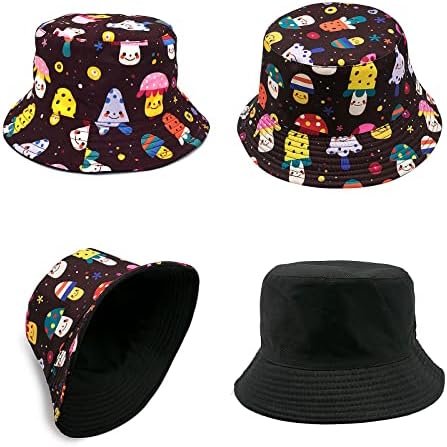 כובע דלי הפיך אופנה של ימייז - כובע אריזת חוף קיץ וינטג