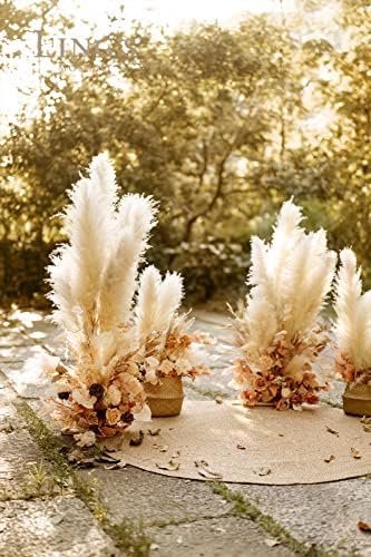 הרגע של לינג פרחים מלאכותיים בוהו שקיעה טרקוטה פרחים משולבת עבור זרי חתונה DIY סידורי סידורי מסיבה