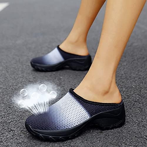נעלי ספורט של PGOJUNI לנשים, נעלי הליכה של כרית אוויר לנשים, נעלי הליכה, נעלי ספורט אופנה מזדמנים של רשת