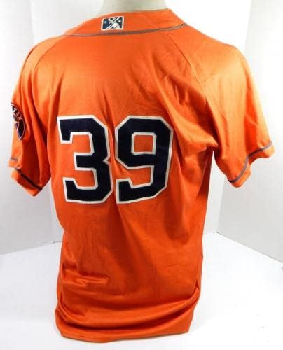 Greeneville Astros 39 משחק השתמש ב- Orange Jersey 46 DP32948 - משחק משומש גופיות MLB