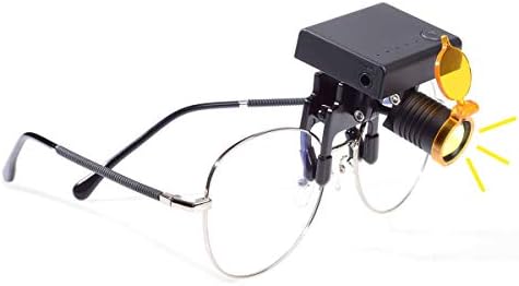 ראש עצם 3 וואט למשקפיים עם סוג קליפ אופטי + מארז אחסון בד