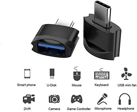 Tek Styz USB C נקבה ל- USB מתאם גברים תואם ל- Xiaomi Mi A1 שלך עבור OTG עם מטען Type-C. השתמש במכשירי הרחבה כמו