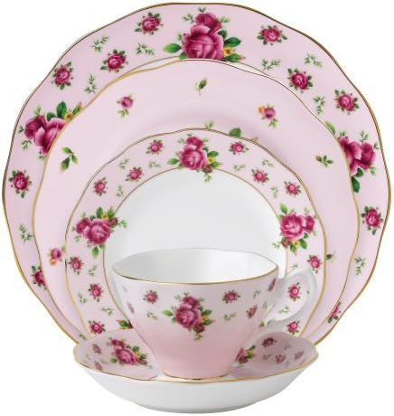 Royal Albert New Country Roses Pink 5-Piece Place הגדרת