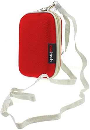 Navitech נייד אדום עמיד במים קשיחים MP3 / Mini DAB FM נגן דיגיטלי נגן רדיו רדיו / כיסוי תואם