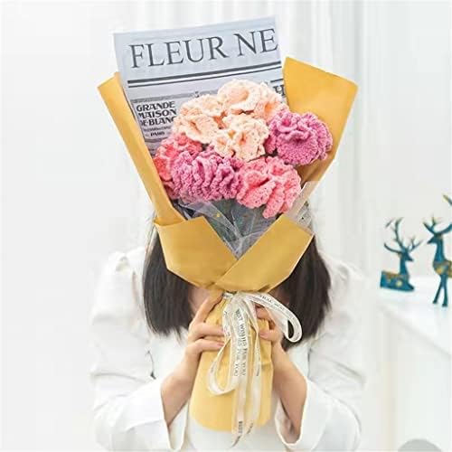 וולנוטה חוט הסרוגה ציפורן זר יד סרוג אמא של יום מתנה מלאכותי פרחים עשה זאת בעצמך ערכת בית תפאורה