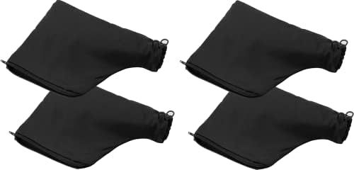 שקית איסוף אבק שחור למסור 255 מיטר - עם רוכסן וסוגר קווי מתכוונן, קל לנשיאה ולאחסן