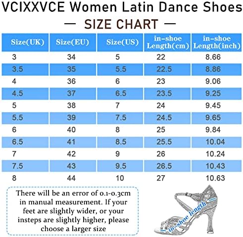VCIXXVCE תחרה לנשים UP לטינית אולם הנשפים קרסול נעלי ריקוד רך סלסה טנגו טנגו ביצועים רוקדים, Model-L526