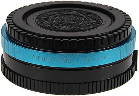 מתאם העדשה של Fotodiox - Canon FD, FD חדש, עדשת FL למצלמת אלפא סוני, מתאים לסוני A100, A200, A230, A290,
