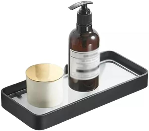 אביזרי אמבטיה של ZLXDP מתלים אחסון מדפי זכוכית אמבטיה מדפי קיר מטבח מדפי אביזרי בית מתלים לאחסון
