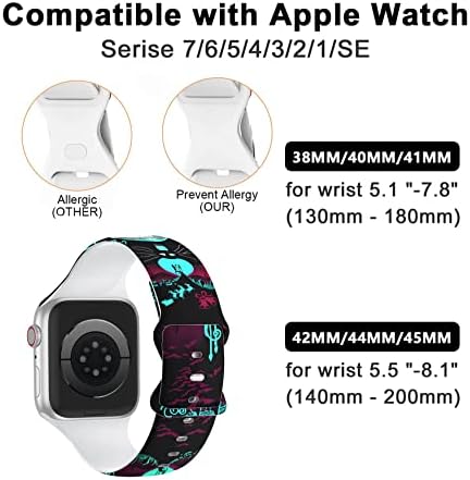 מתנות לחג המולד להקות צפייה תואמות להקות Apple Watch 38 ממ 40 ממ 41 ממ 42 ממ 44 ממ 45 ממ מתנה לגברים, מתנות