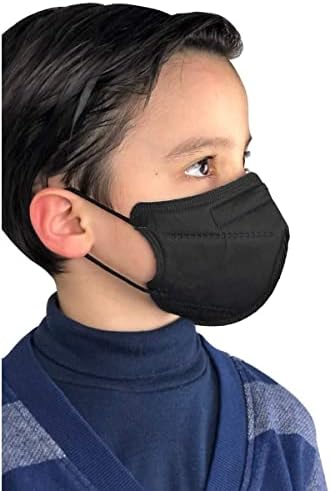 ילדים בגודל 3 מסכת פנים 5 רובדי מסנן פה כיסוי הגנה עבור בני בנות אבק אבקה אובך עם נוח אוזן רצועות עבור