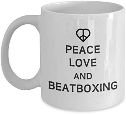 שלום אהבת ושלום ספל תה ספל Beatboxer עמית לעבודה