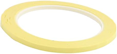 X-Deree 5 ממ x 66 מ 'אורך דבק חד צדדי קל-צהוב קל-צהוב צהוב (Nastro di Marcatura קל-קל-צלול adesivo monofacciale