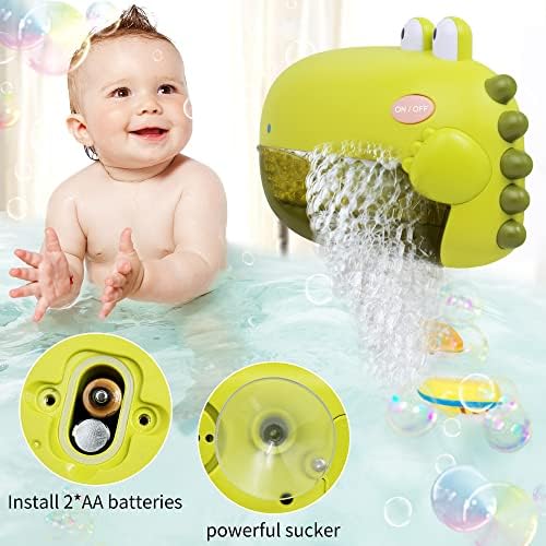 צעצועי אמבטיה דינוזאור גרצ ' י, צעצועי אמבטיה לתינוק לאמבטיה לתינוק, צעצועי אמבטיה לפעוטות מכונת בועות אוטומטית,
