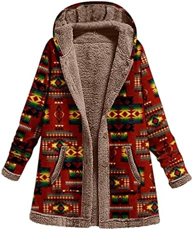 Abrigos de Mujer Invierno Plus גודל רופף לבוש חיצוני רופף מעיל מרופד עבה ומוצק מעיל צמר גדול
