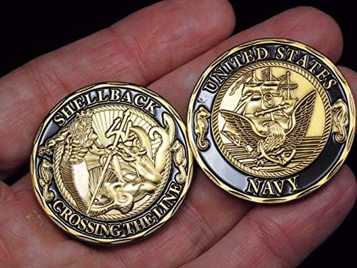 Jokimu U.S. חיל הים מטבע צבאי מטבע חוצה את מטבעות האתגר Sailor Sailor Challor