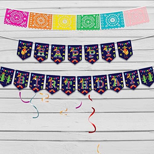 נושא פיאסטה באנר יום הולדת למקסיקני, סינקו דה מאיו קישוטים ואספקה למסיבות, מסיבת יום הולדת מקסיקנית